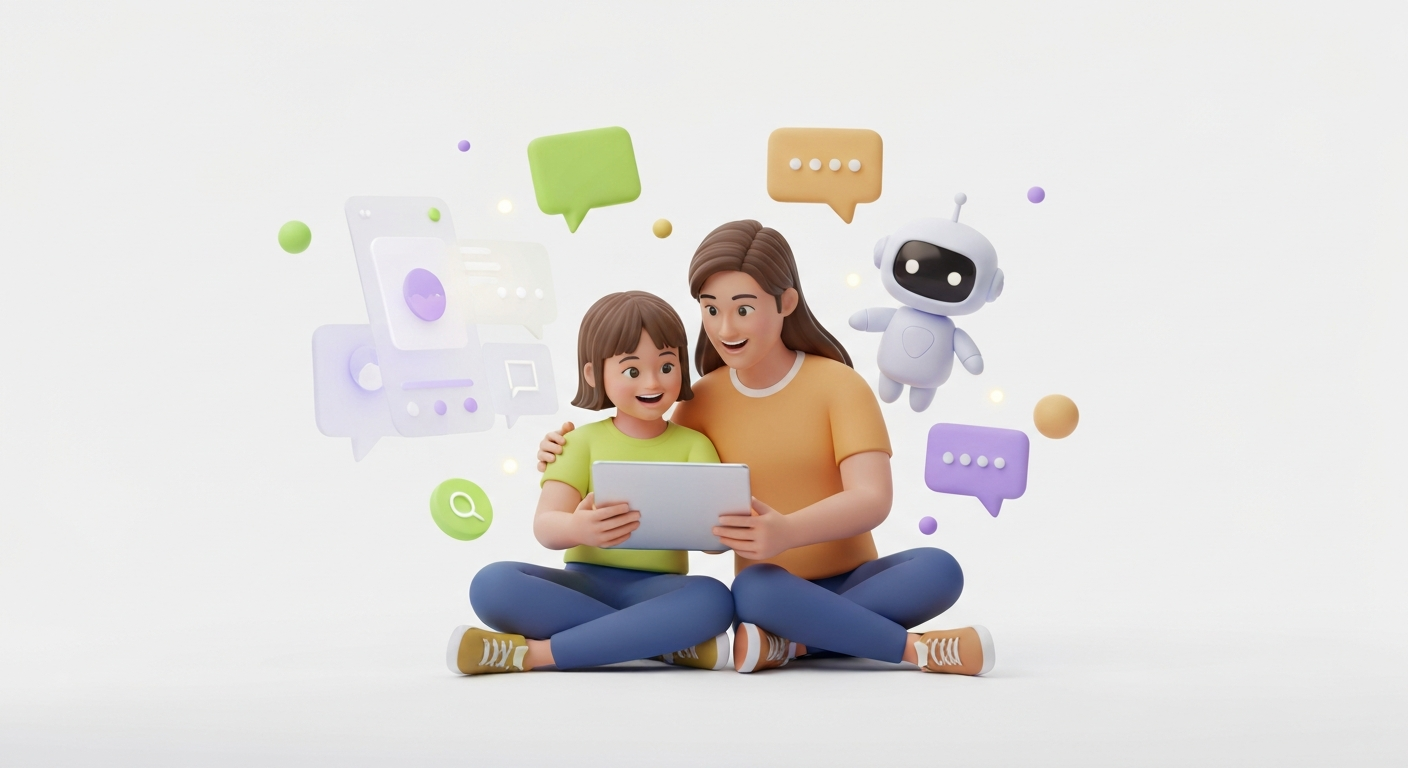 Parent, child, and AI learning companion